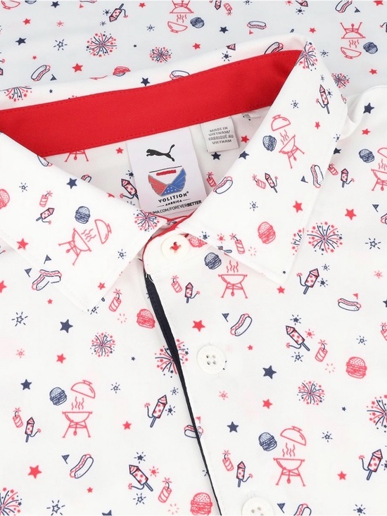 Puma Other - Puma X Volition Celebration Shirt Polo Short Sleeve Golf Apparel
